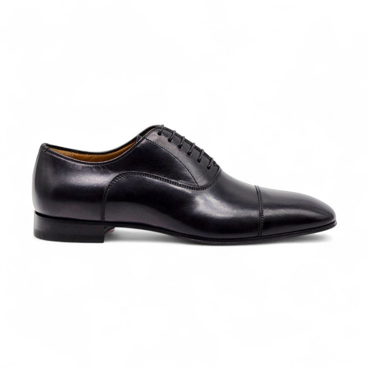 Christian Louboutin Greggo Leather Oxford Shoes Black EU 39.5 US 6.5