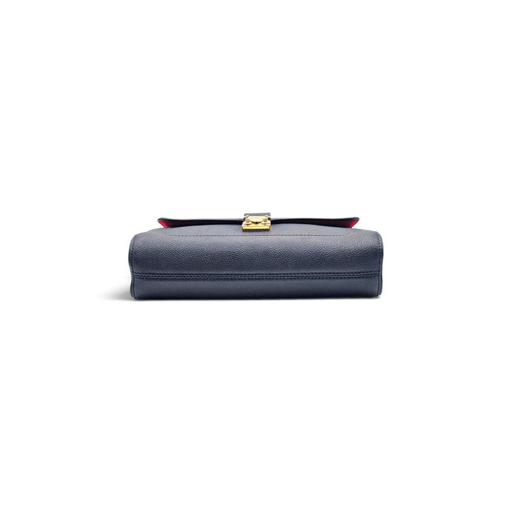 Louis Vuitton Saint Germain MM Empreinte Shoulder Bag Marine Rouge Navy Blue