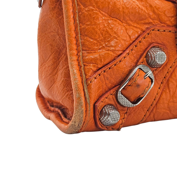 Balenciaga Town City Shoulder Bag Giant SHW Orange 309544