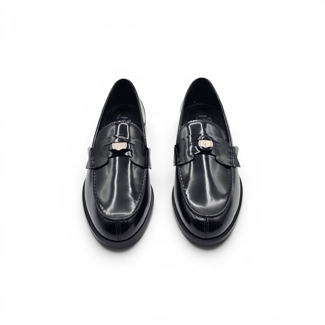 Christian Louboutin Penny Tct 2 Leather Men's Loafers Black EU 43 US 10 - NWB