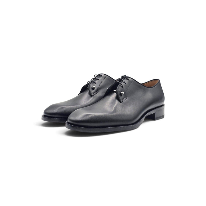 Christian Louboutin Chambeliss Leather Derby Shoes Black EU 42.5 US 9.5 $1350