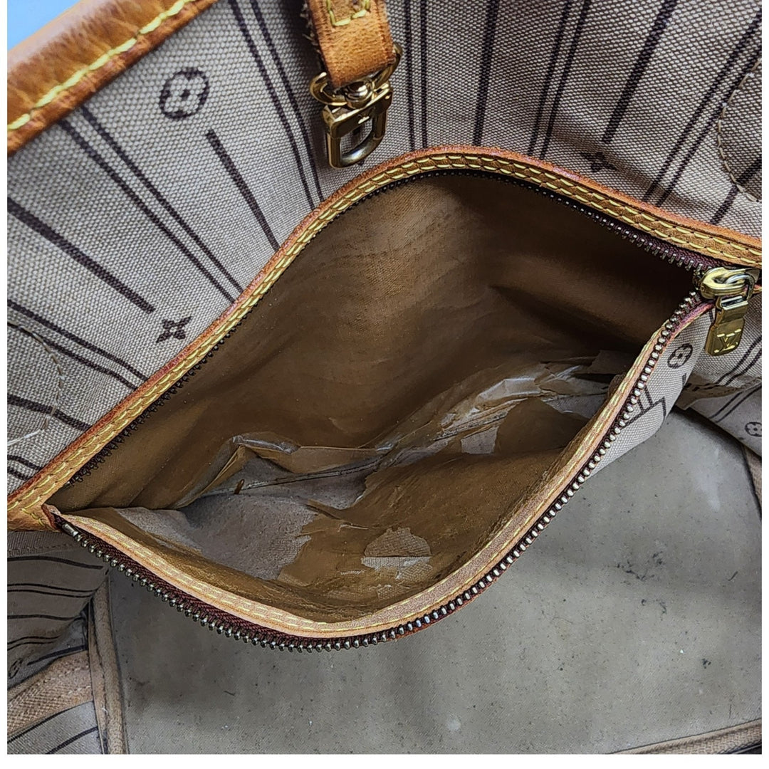 Louis Vuitton Neverfull MM Monogram Canvas Tote Bag Brown - Preowned $2170