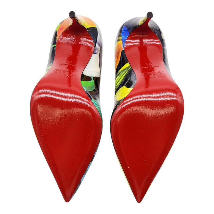 Christian Louboutin Hot Chick Leather Pumps Multicolor EU 34 US 4
