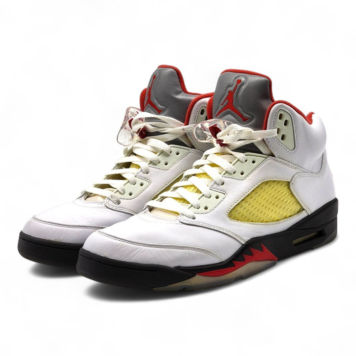 Nike Air Jordan 5 V Retro Men's Sneakers Fire Red Black 136027-101 US 12