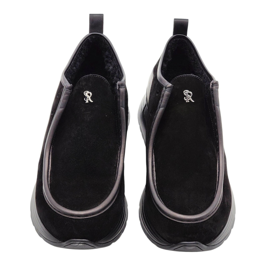 Stefano Ricci Men’s Black Suede Slip-On Sneakers EU 46 US 13 - NWOB $1800