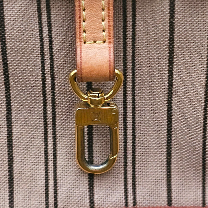 Louis Vuitton Neverfull MM Monogram Canvas Tote Bag Brown - Preowned