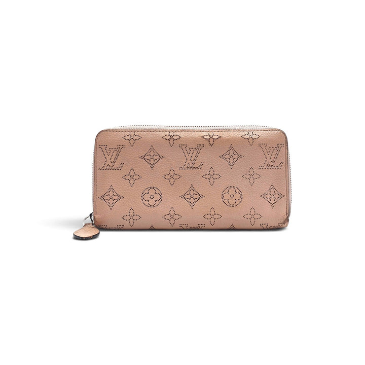 Louis Vuitton Mahina Zippy Wallet Perforated Leather Long Continental Pink