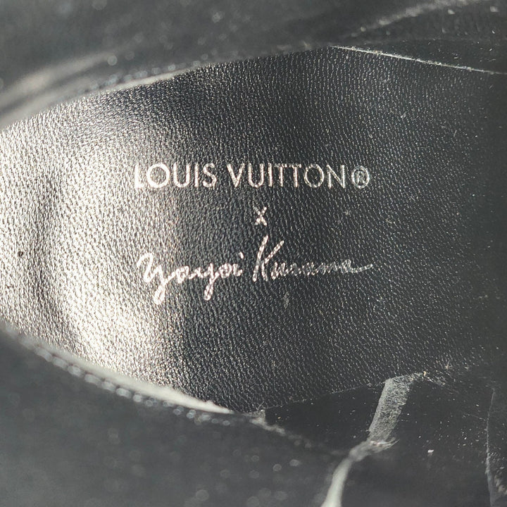 Louis Vuitton x Yayoi Kusama Ankle Leather Boots Black Monogram EU 35 US 5 - New