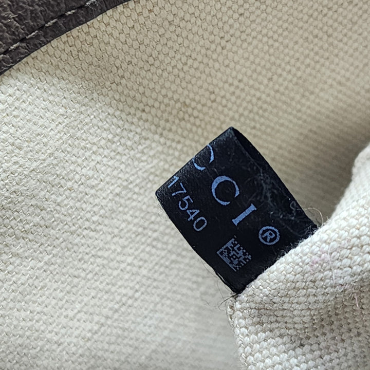 Gucci GG Supreme Monogram Small Ophidia Hobo Shoulder Bag Ebony Beige Brown