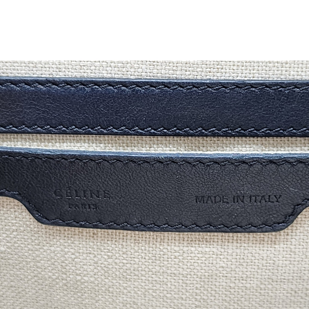 Celine Phoebe Triptyque Leather Shoulder Bag Satchel Black - New $3800