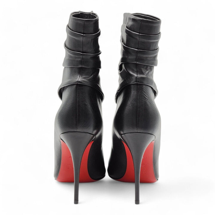 Christian Louboutin Ishtar Boots 100mm - Leather - Black EU 35.5 US 5