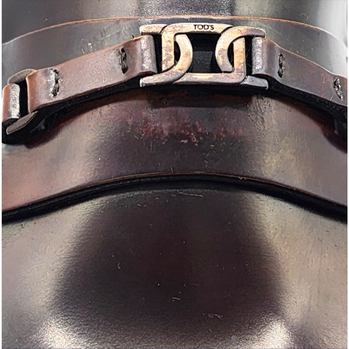 Tod’s City Gommino Leather Loafers Brown UK 7 US 8.5 EU 41.5
