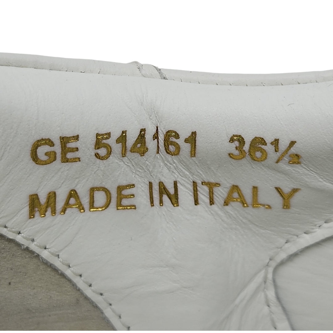 Saint Laurent Court Classic SL/06 Leather Sneakers White EU 36.5 US 6