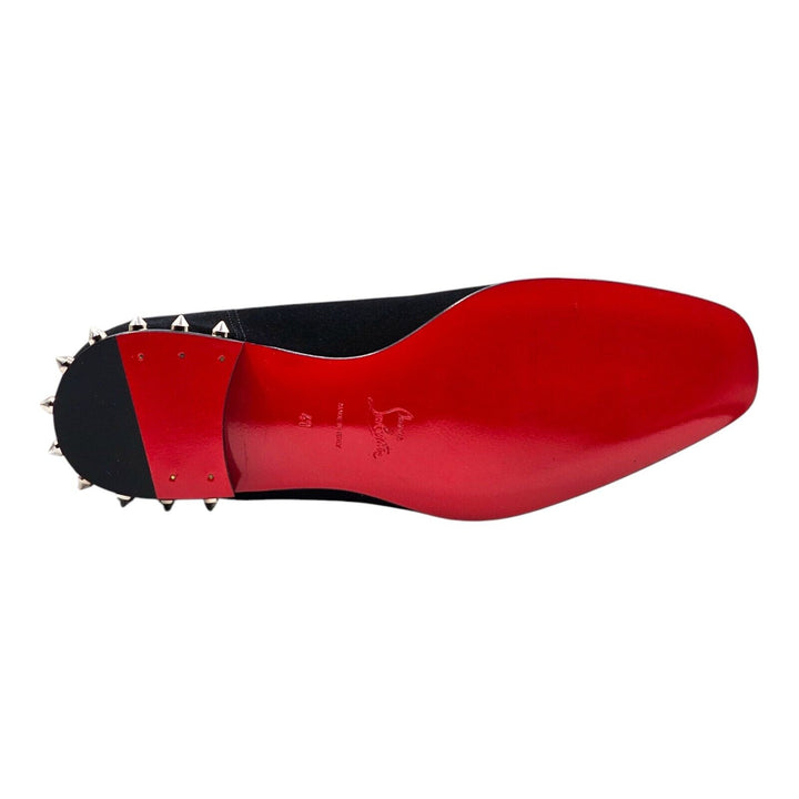 Christian Louboutin So Roadie Flat Suede Boots Black EU 41 US 8