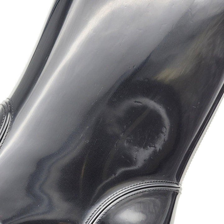 Christian Louboutin Loubirain PVC Rubber Women's Rain Boots Black EU 34 US 4