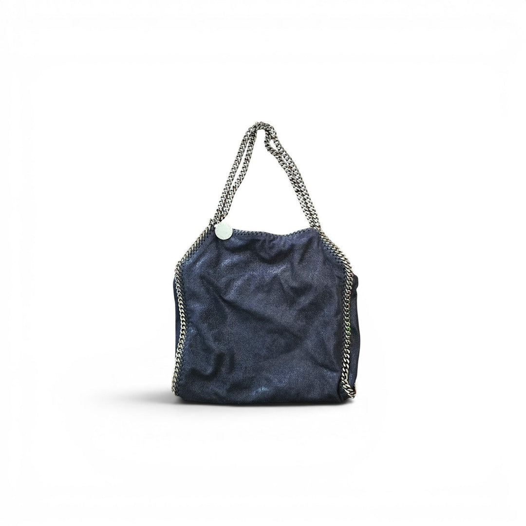 Stella McCartney Falabella Chain Trim Shoulder Bag Handbag Midnight Blue