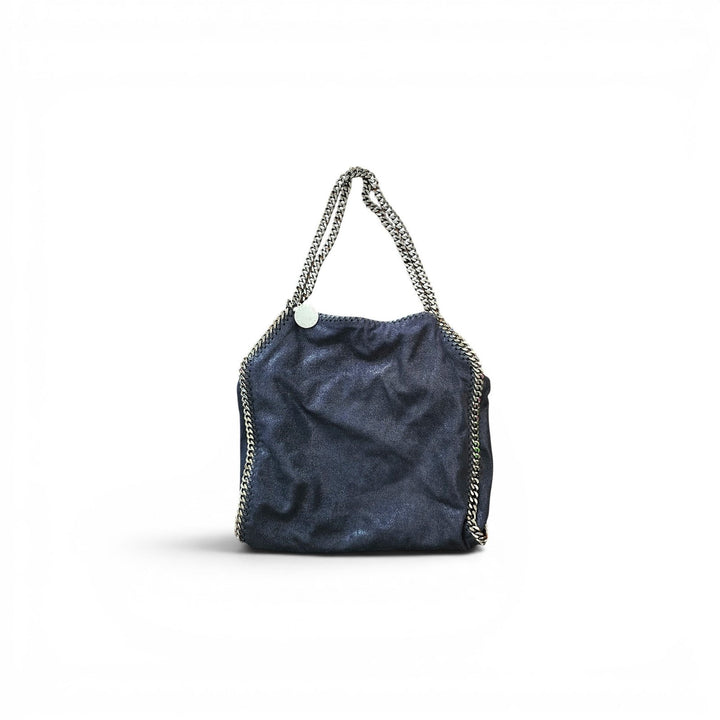 Stella McCartney Falabella Chain Trim Shoulder Bag Handbag Midnight Blue
