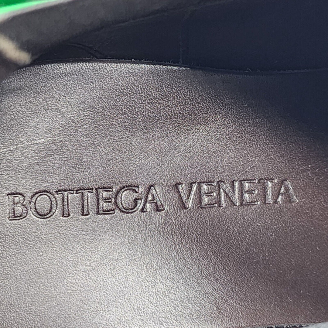 Bottega Veneta Tire Chelsea Ankle Boot in Black Grass EU 41 US 8