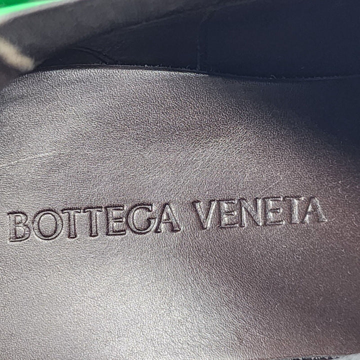 Bottega Veneta Tire Chelsea Ankle Boot in Black Grass EU 41 US 8