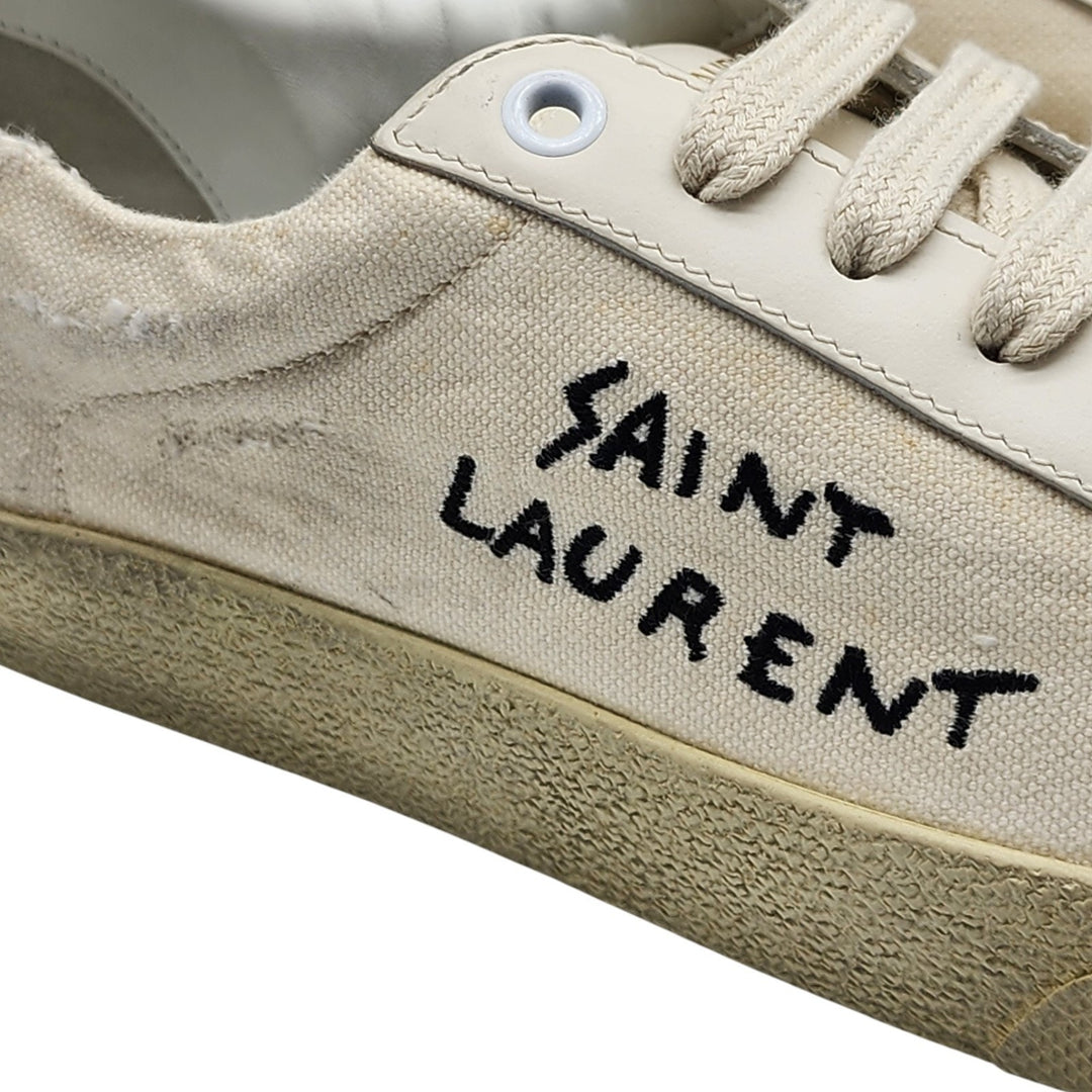 Saint Laurent Andy Court Classic SL/06 Sneakers White EU 40 US 7M 10W - New $785