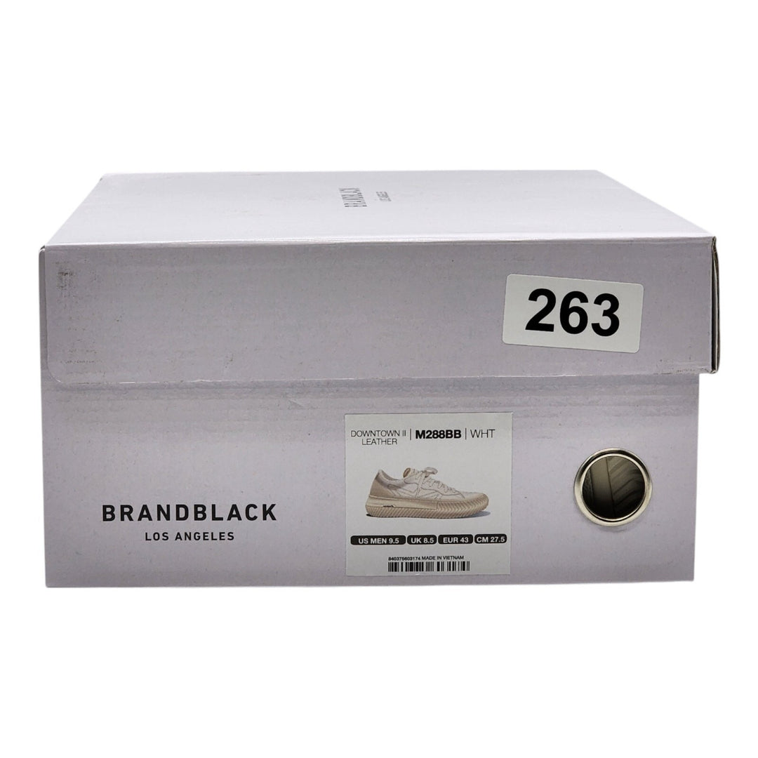 Brandblack Downtown Leather Sneakers M288BB WHT White US 9.5 EU 43
