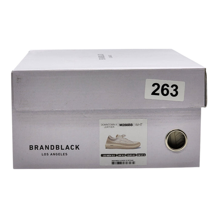 Brandblack Downtown Leather Sneakers M288BB WHT White US 9.5 EU 43