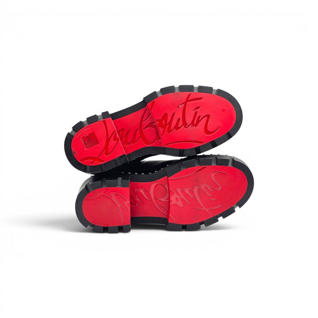 Christian Louboutin St Emilia Pyraclou Women's Leather Boots Black EU 37 US 7