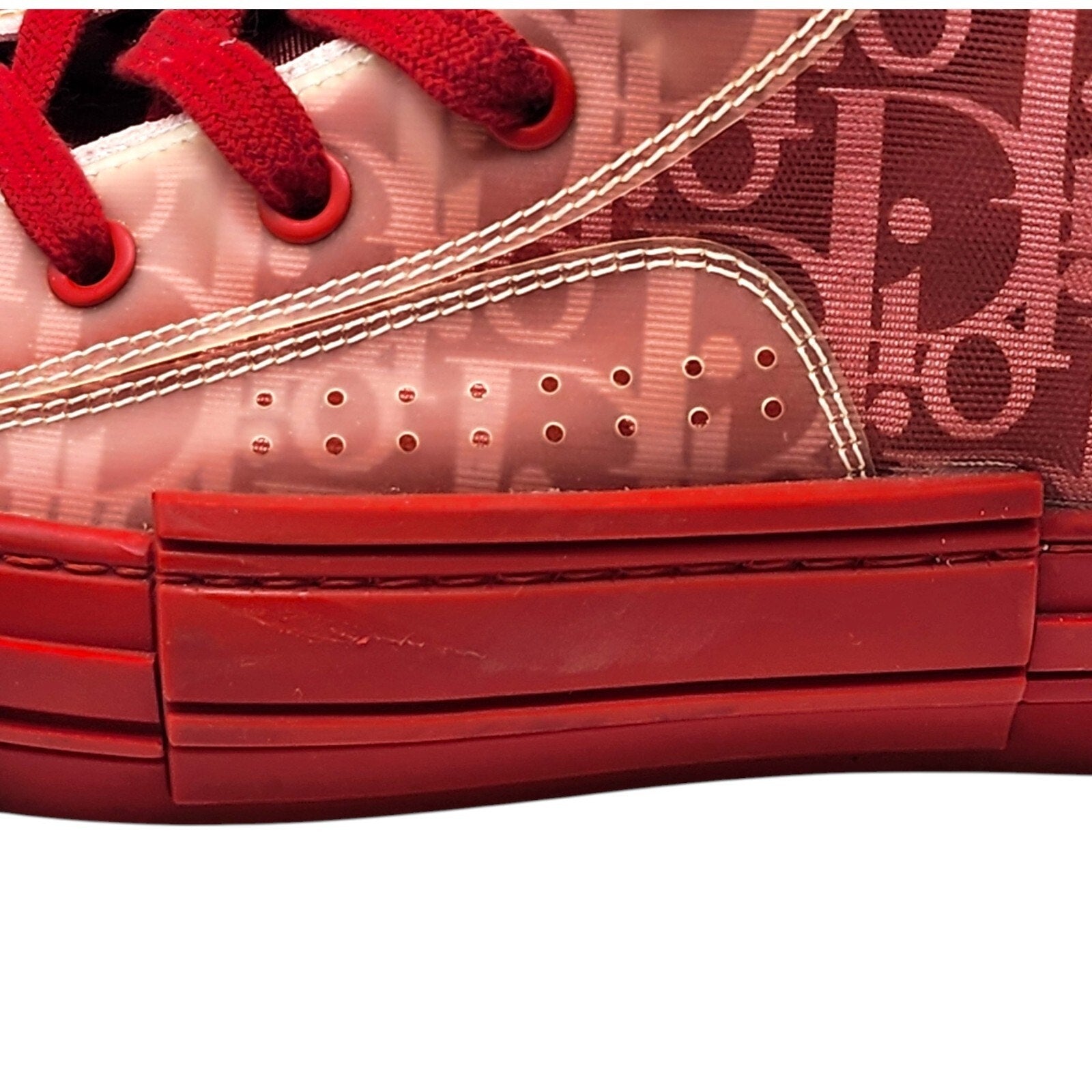 red dior sneakers high top