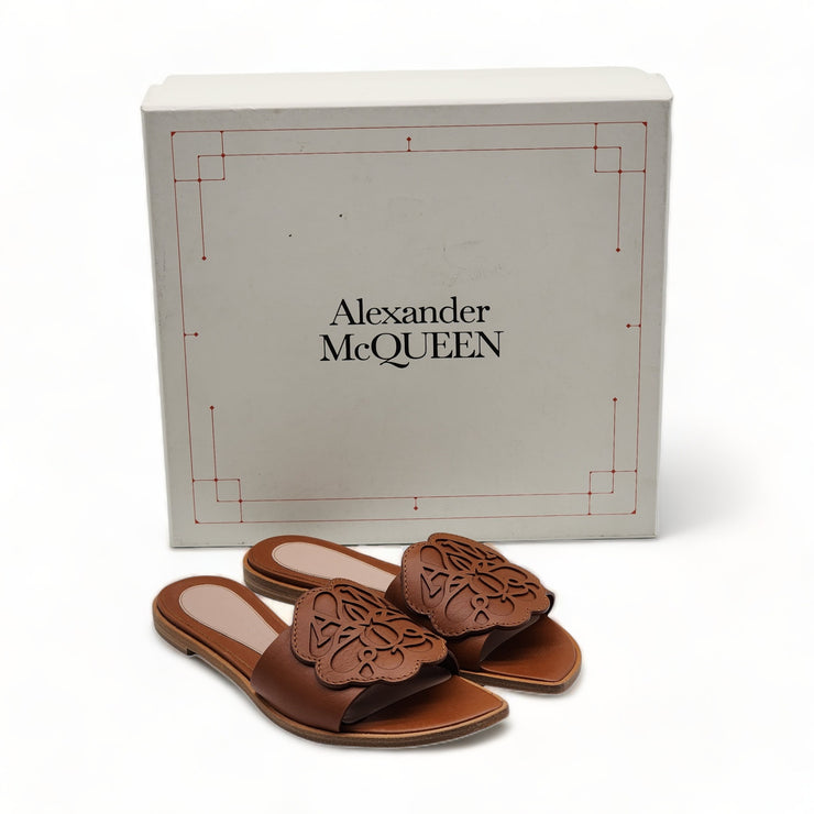 Alexander McQueen Leather Signature Sandals 36