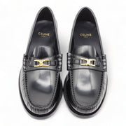 Celine Luco Triomphe Leather Loafers