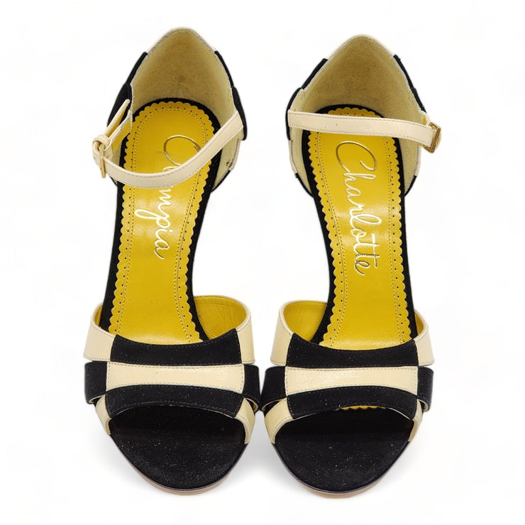 Charlotte Olympia Etta Colorblock Heeled Sandals