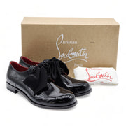 Christian Louboutin Derloon Patent Leather Derby Shoes 44