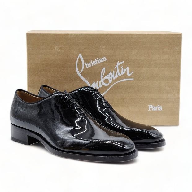 Christian Louboutin Corteo Tuxedo Patent Leather Loafers