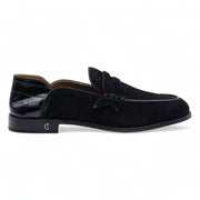 Christian Louboutin Penny No-Back Suede Loafers
