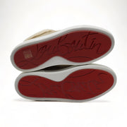 Christian Louboutin Vierissima Shearling-trimmed Suede Sneakers