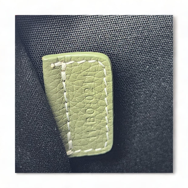 Dior Saddle Grain Leather Large Crossbody Bag Green
