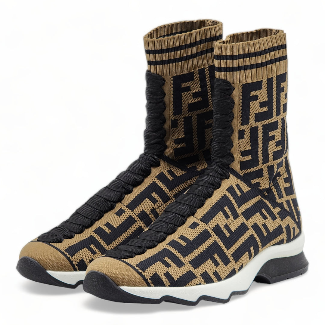 Fendi high top sock sneaker online