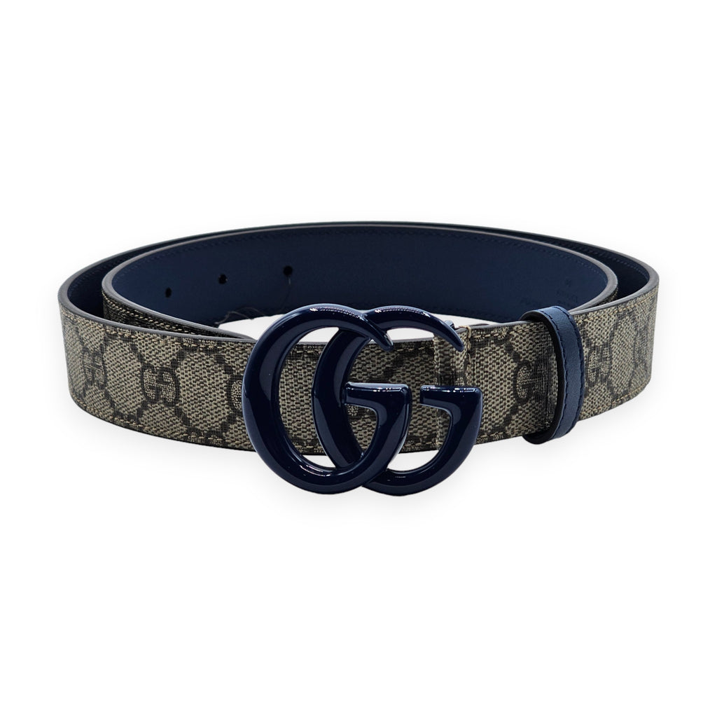 GUCCI レザー ベルト 70-28 GUCCI belt Size 70・28 GG Interlocking Leather Thin Belt