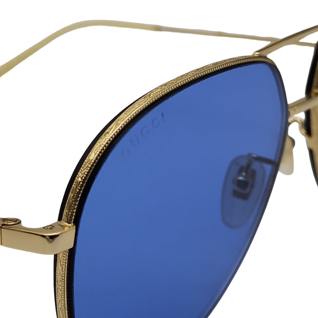 Gucci Gold Aviator Sunglasses