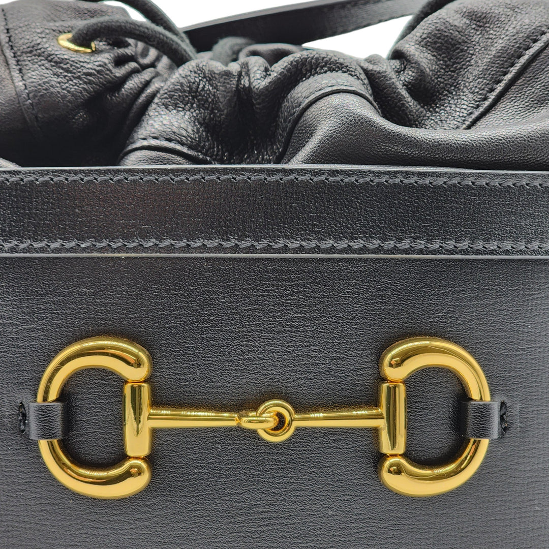 Gucci Horsebit 1955 Leather Bucket Bag