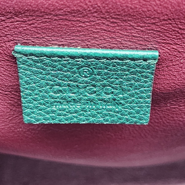 Gucci Medium Zumi Top Handle Bag in Green