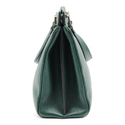 Gucci Medium Zumi Top Handle Bag in Green