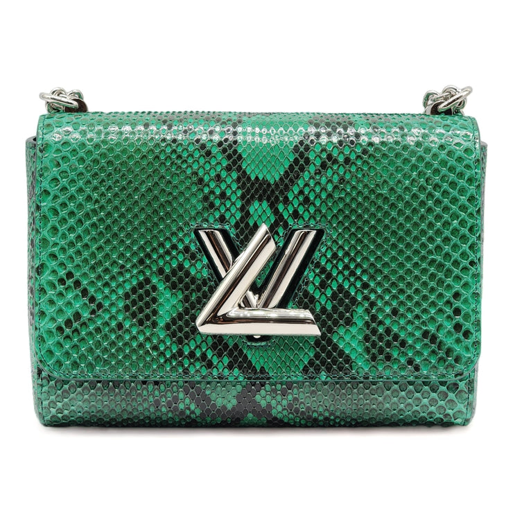 Louis Vuitton Twist MM Green Python