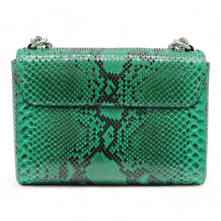 Louis Vuitton Twist MM Green Python