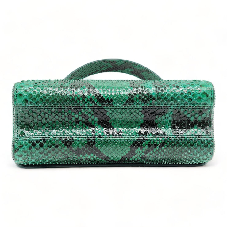 Louis Vuitton Twist MM Green Python