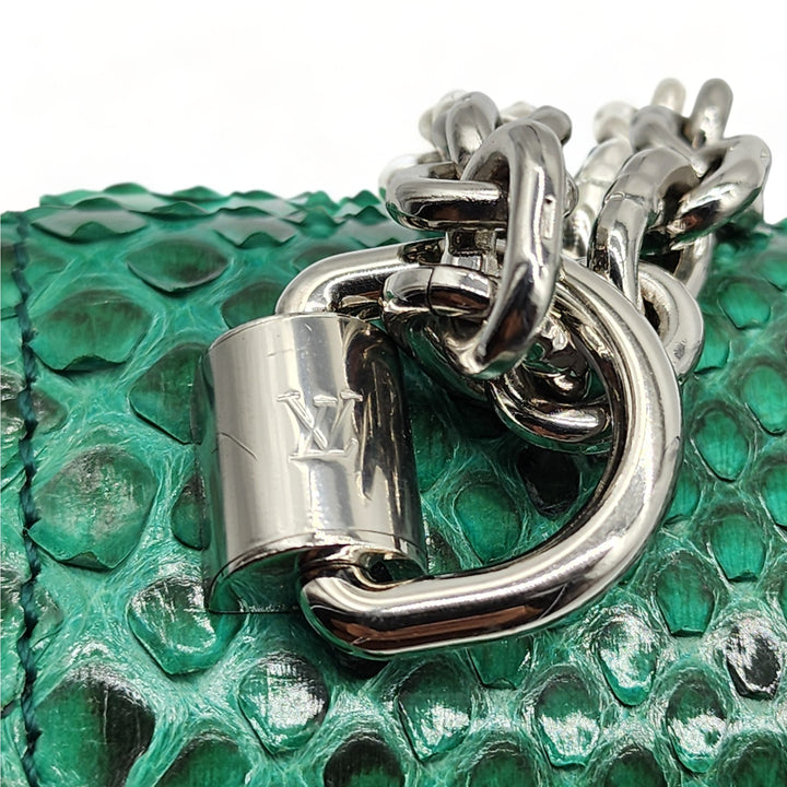 Louis Vuitton Twist MM Green Python