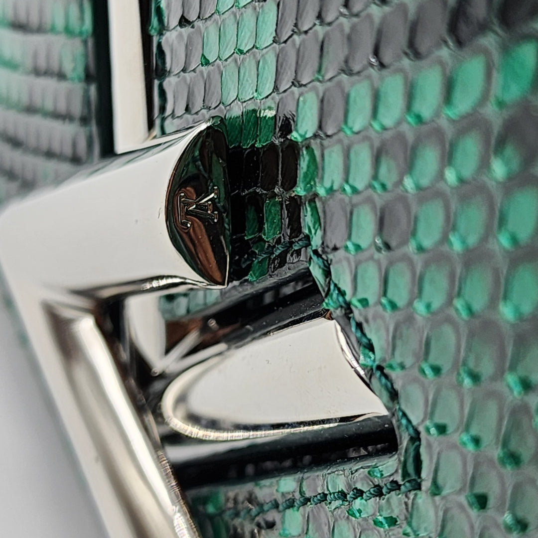 Louis Vuitton Twist MM Green Python