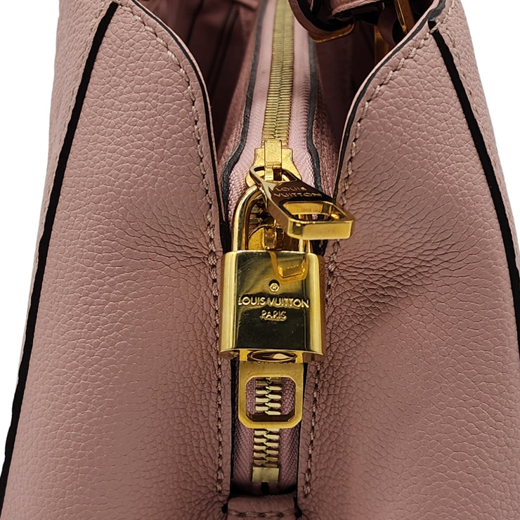 Louis Vuitton Montaigne Shoulder Bag BB Rose Leather Monogram Empreinte
