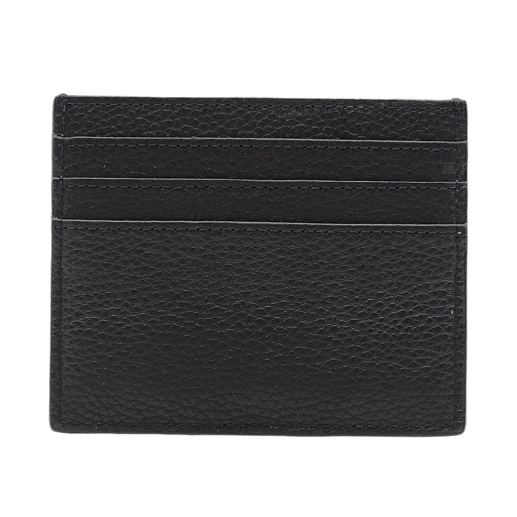 Dior Grained Calfskin with CD Icon Signature Card Case Wallet Black