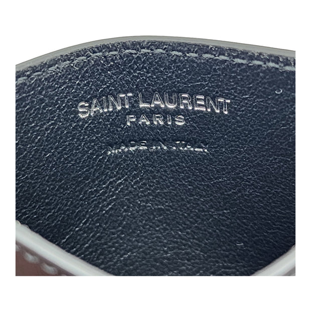 Saint Laurent YSL Tiny Cassandre Smooth Leather Card Case Wallet
